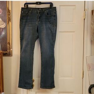 Earl Jeans Blue Straight Denim Size 14